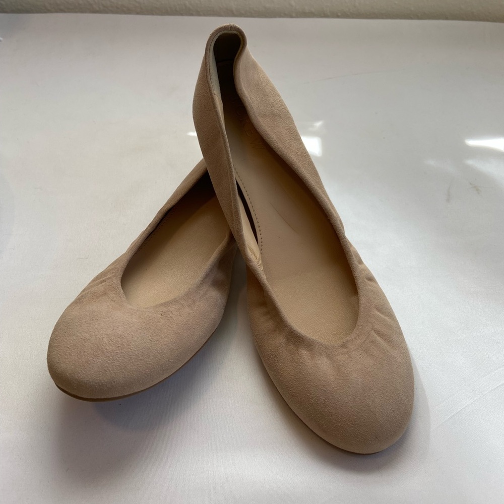 J. Crew suede flats